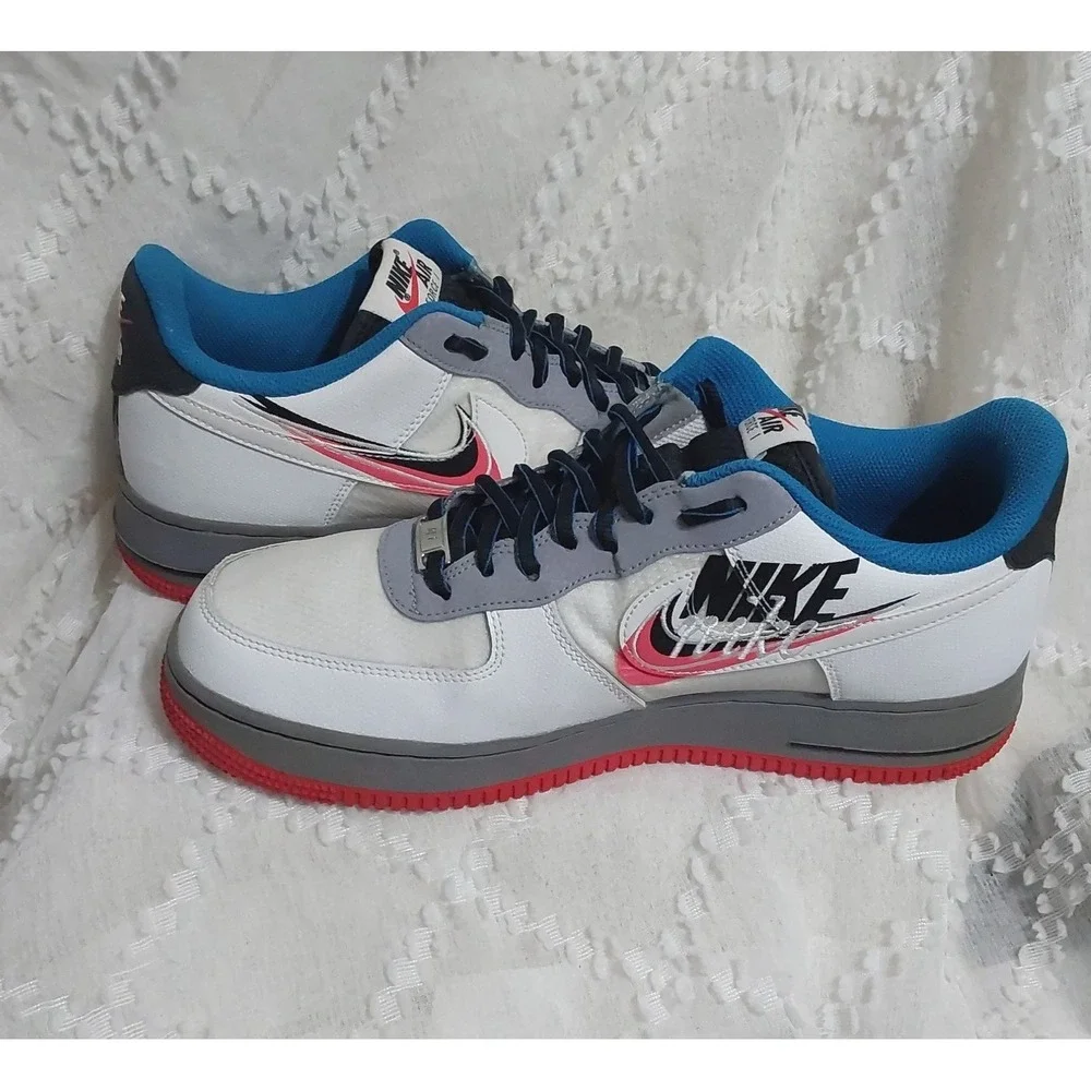 Nike Air Force 1 Mens 9.5 "Time Capsule" aka the Script Swoosh Pack CT1620-100 - Picture 3 of 8